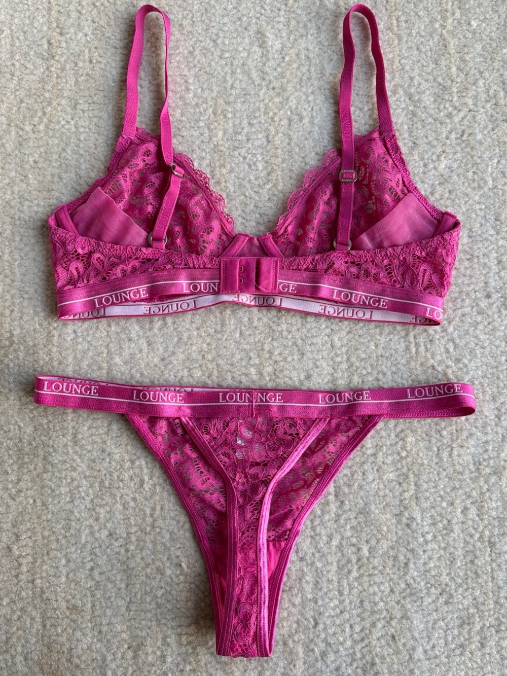 Lounge Intimates Set - Raspberry - Picture 2 of 7
